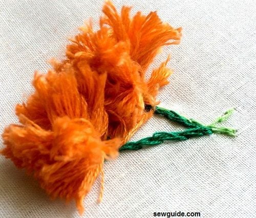 pom pom 3d flowers