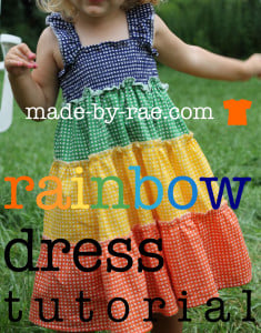 Rainbow dress