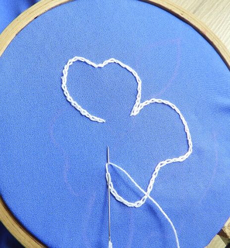 chain stitch embroidery