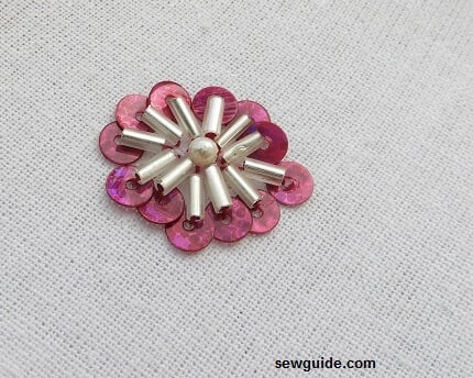 bead flower motifs