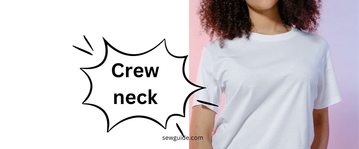 crew neckline of a tshirt