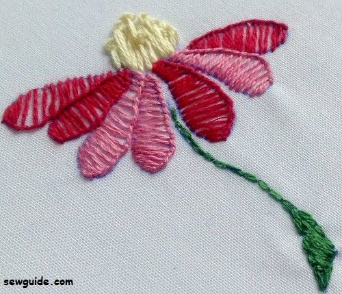 filling stitches buttonhole stitch