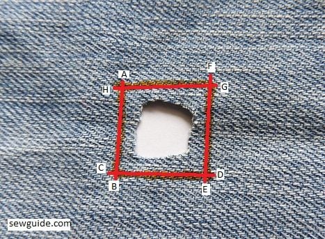 how to fix hole on jeans