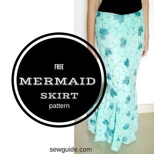 mermaid skirt pattern