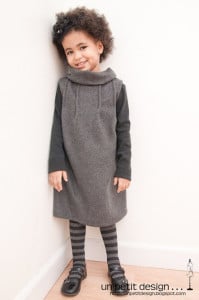 grey dress winter wear tutorial