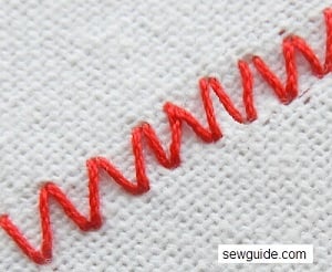 zig zag embroidery stitch