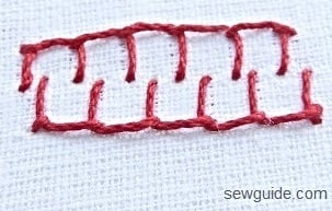 blanket stitches