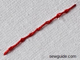 heavy chain stitch