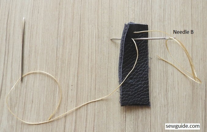 hand stitch leather