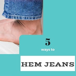 how to hem jeans