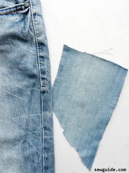 fix hole in a jeans