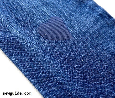 mending jeans with tears