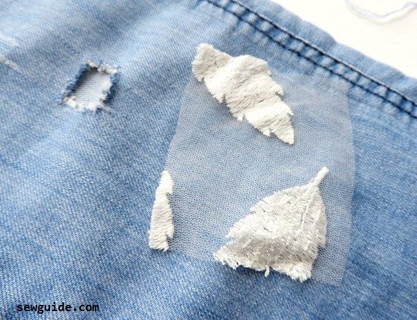 repair jeans hole