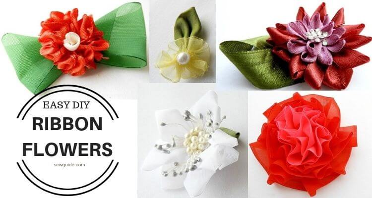 How to make a flower with ribbon