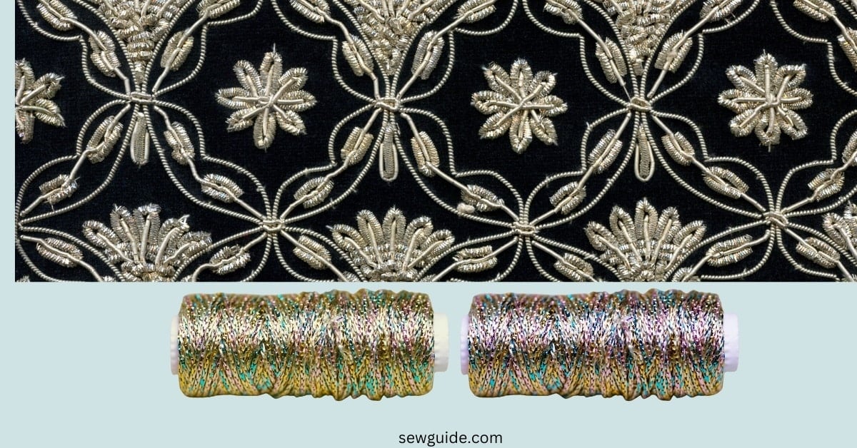 metallic threads for embroidery