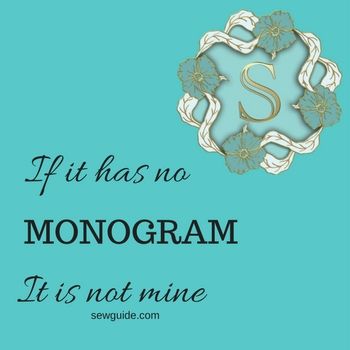 monogram quote