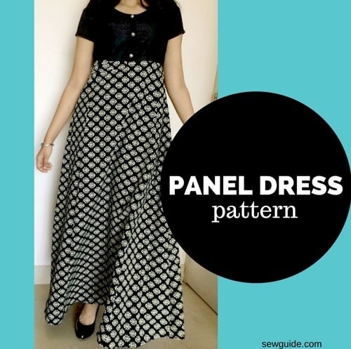 panel dress sewing pattern