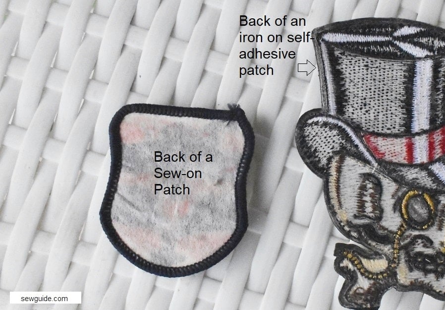 sew on patch and iron on patches