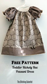 Toddler Peasant Dress Pattern