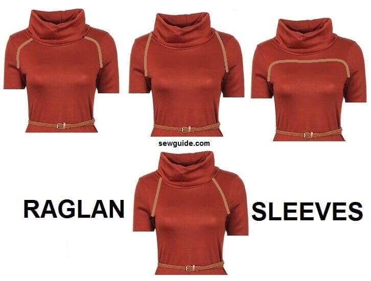 raglan sleeves