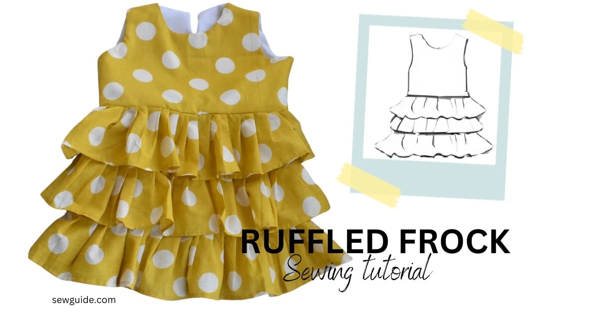 ruffle dress sewing for kids