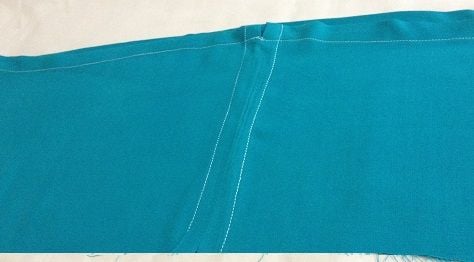 sew the casing for the waist of the pants