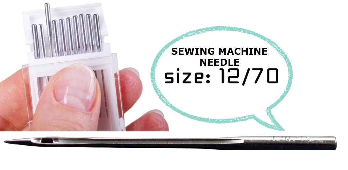 sewing machine needle size chart