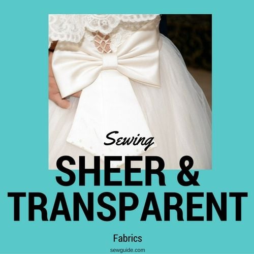 transparent sheer fabric