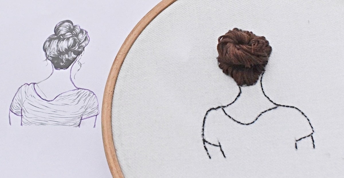 silhouette embroidery