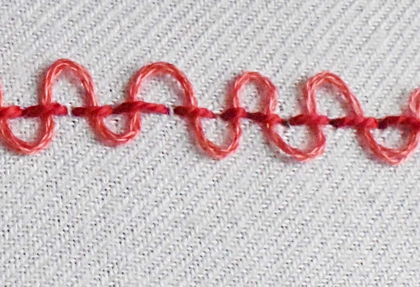 interlaced back stitch