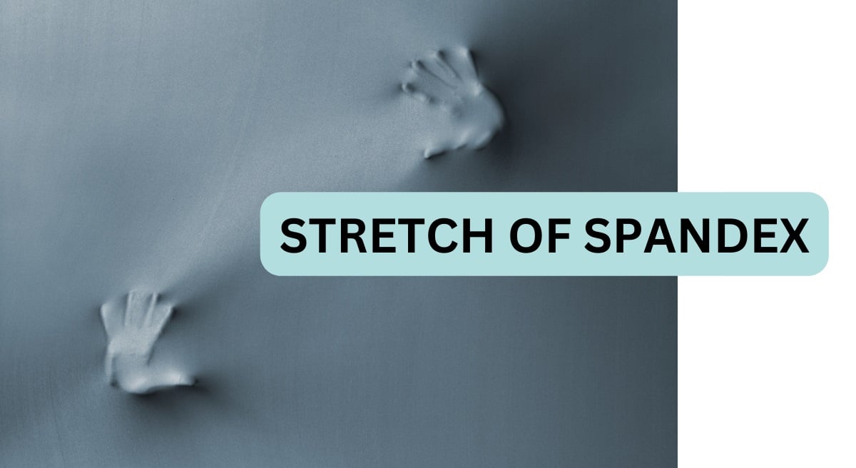 stretch of spandex fabric