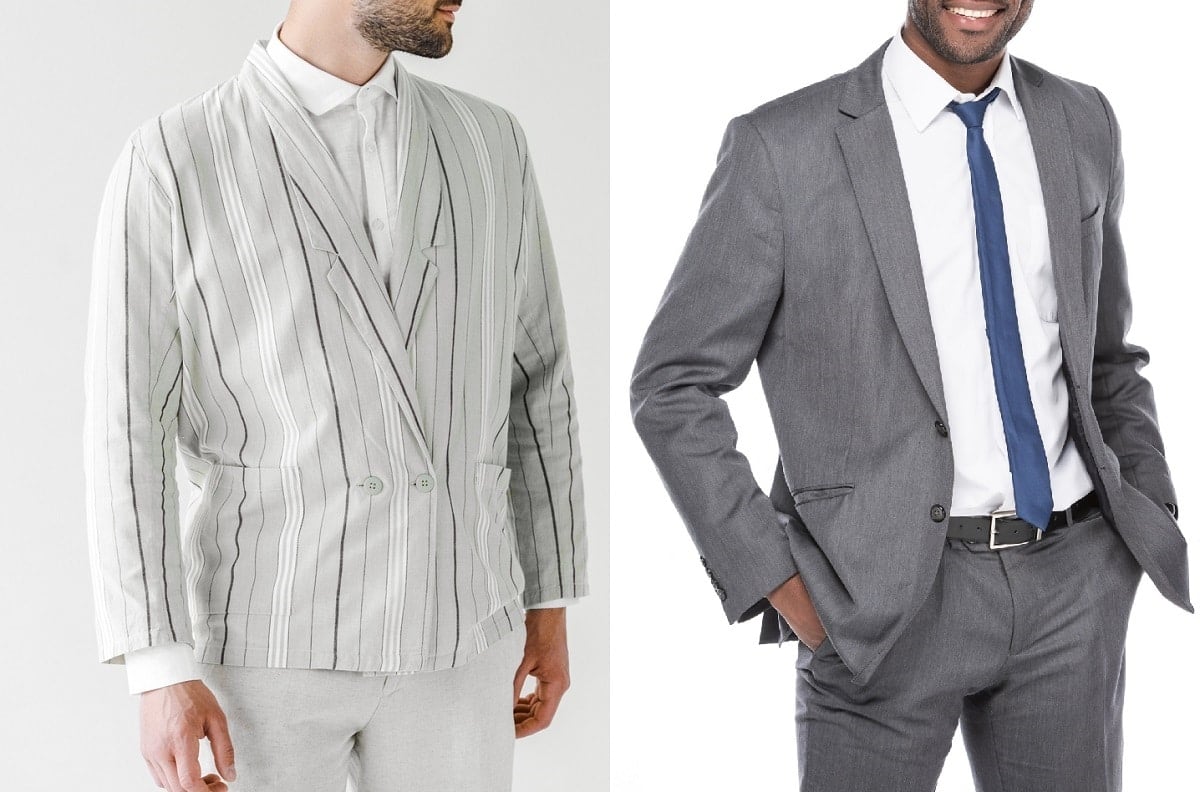 casual or formal style - to decide on the fabric of suits