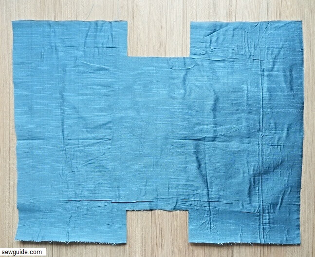 lining fabric cut the same way