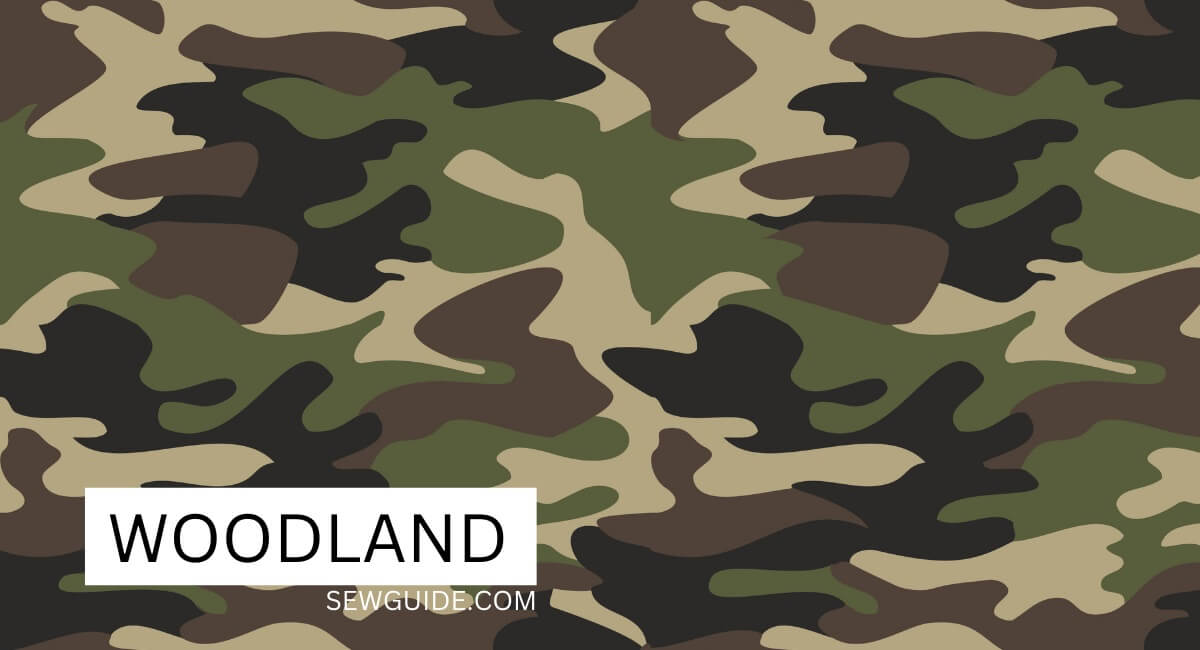 woodland camouflage pattern