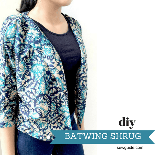 batwing shrug pattern