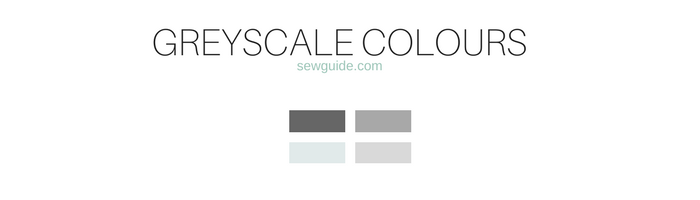 grey scale colour scheme for clothes