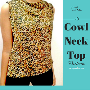 cowl neck top