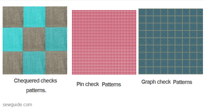 hequered patterns, pin checks, graph checks