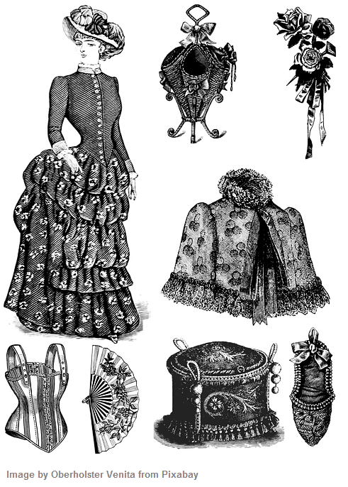 illustration of corsets