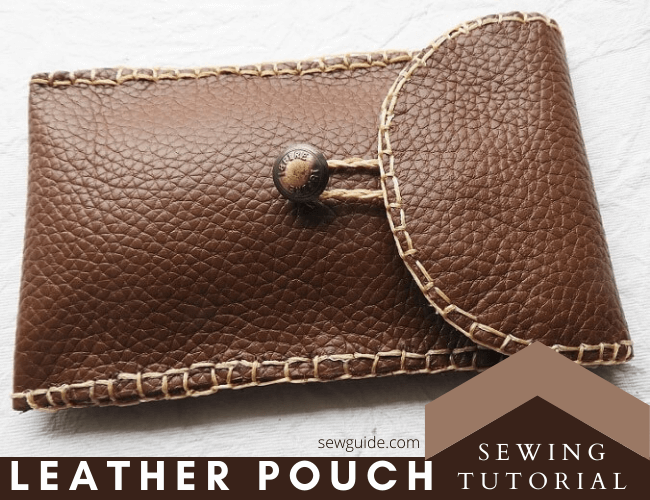 leather pouch sewing tutorial