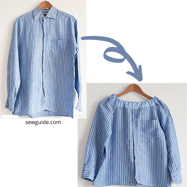 turn shirt to top