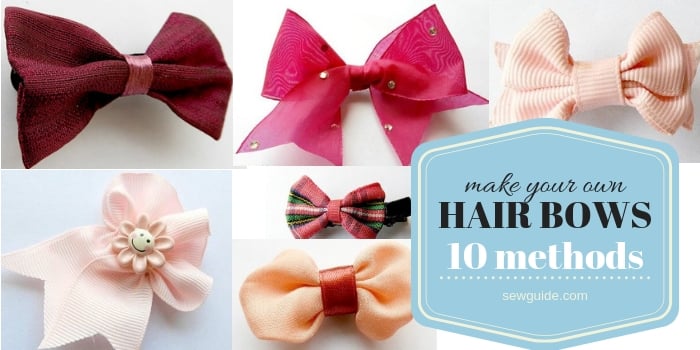 how to make hair bows with fabric